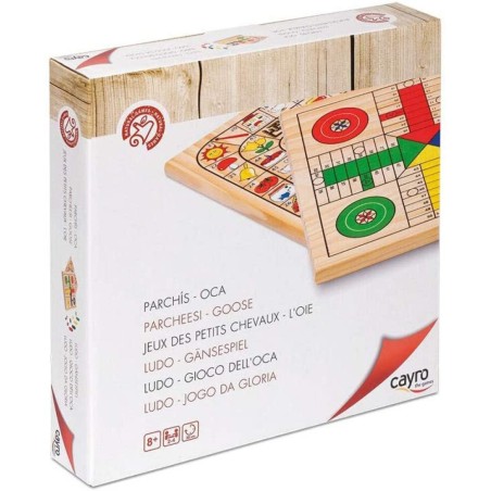 PARCHIS + OCA MADERA 29X29