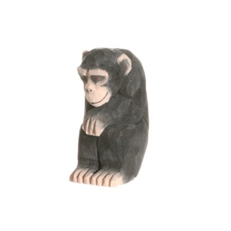 CHIMPANZEE IN WOOD