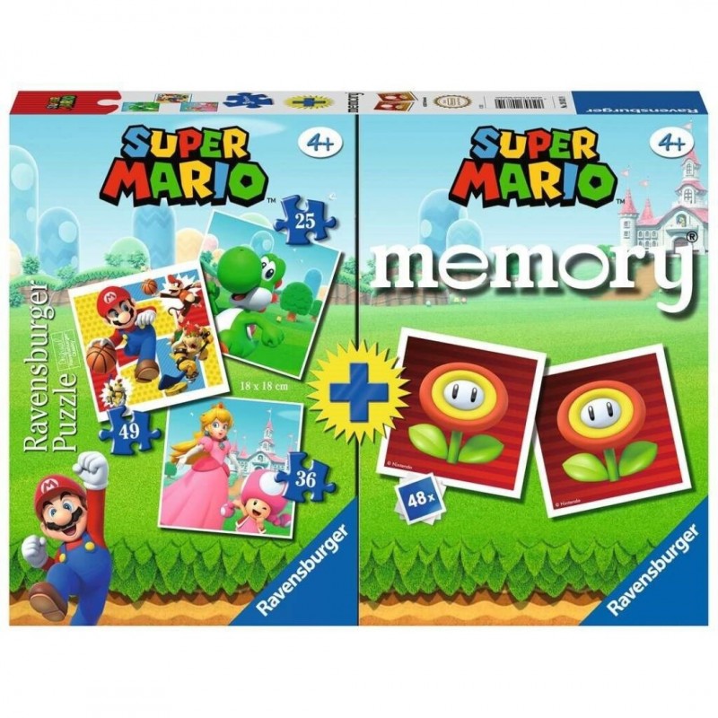 Disney - Multipack Memory Disney: 48 cartas e 3 puzzles de 25/36