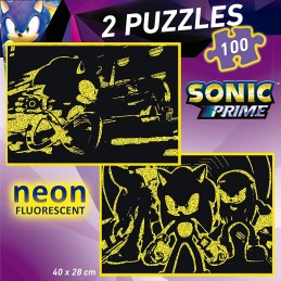 Comprar Educa puzzle 2X100 Sonic neón de Educa