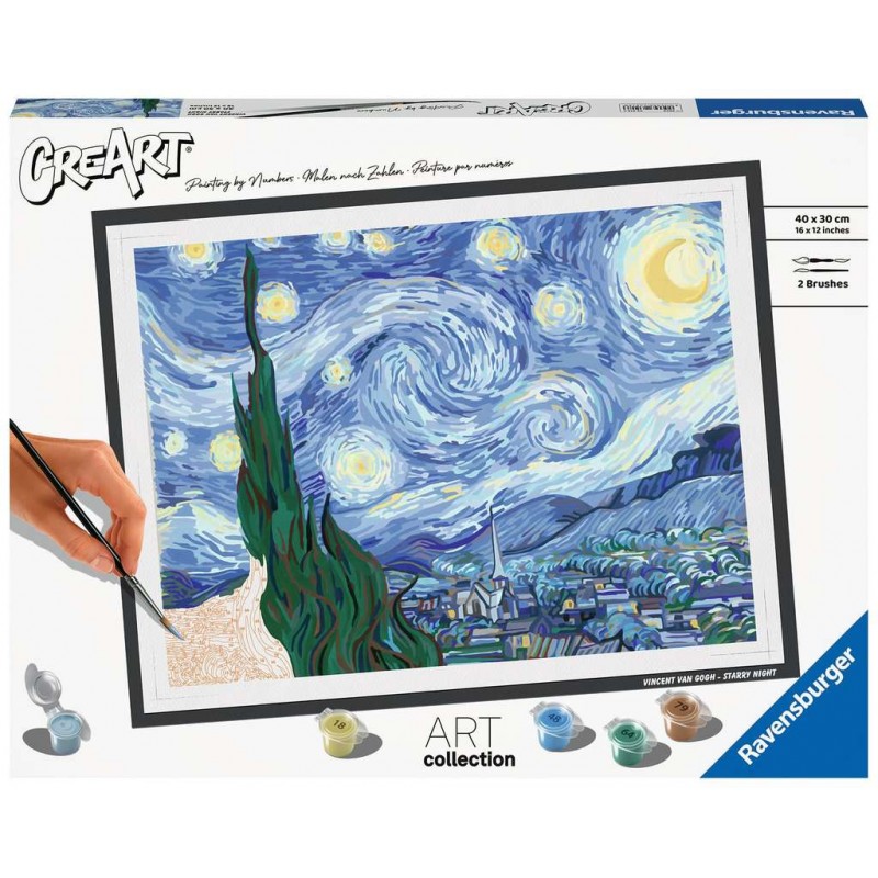 Juego Pix Brix de La noche estrellada de Van Gogh