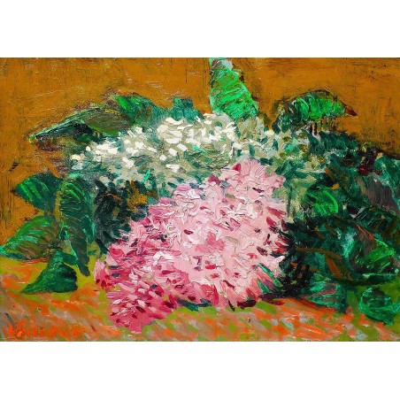 P. 1000 PINTURA DE NATURALEZA MUERTAS DE LILAS, VAN GOGH