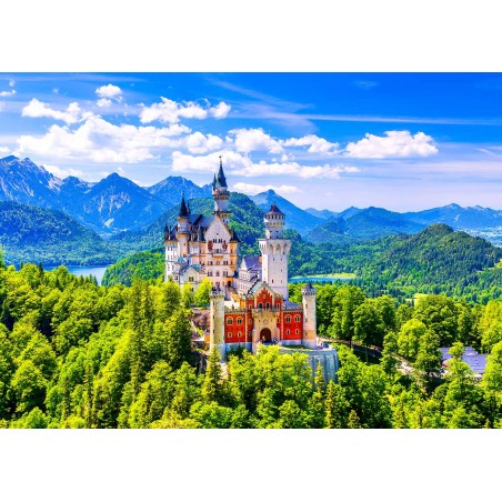 P. 1000 CASTILLO DE NEUSCHWANSTEIN EN VERANO, ALEMANIA