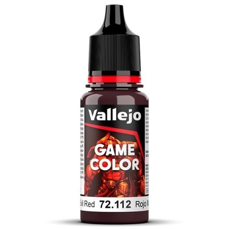 GAME COLOR ROJO MALIGNO 18ML.