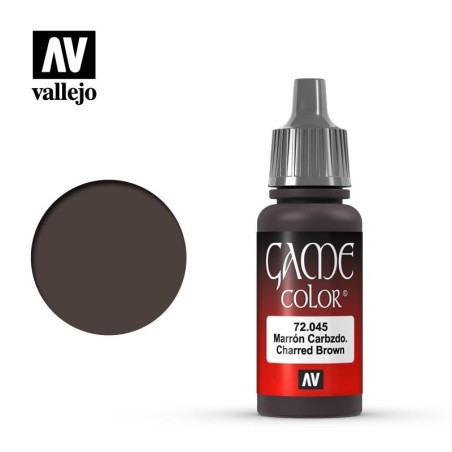 GAME COLOR MARRON CARBONIZADO 18ML.