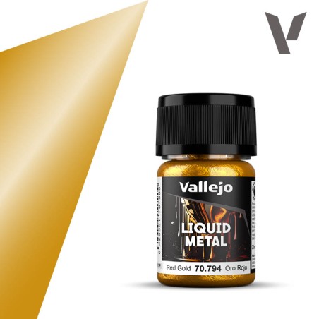 VALLEJO LIQUID METAL ORO ROJO