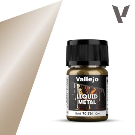 VALLEJO LIQUID METAL ORO