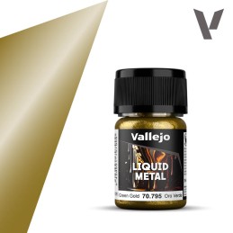 VALLEJO LIQUID METAL ORO VERDE