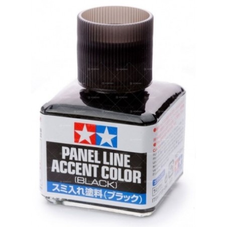 PANEL LINE ACCENT COLOR BLACK  TAMIYA 87131